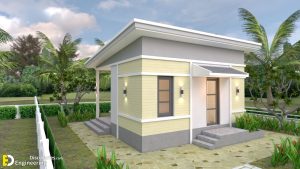 One Bedroom House Plans 6×6 With Shed Roof | Engineering Discoveries