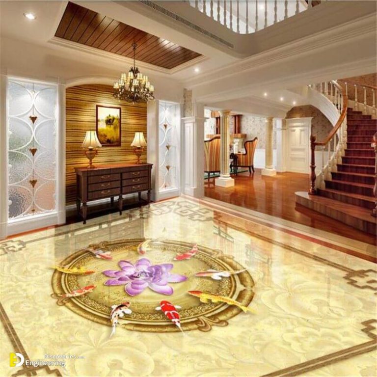 25 Lovely 3D Epoxy Floor For Spectacular Living Room Engineering