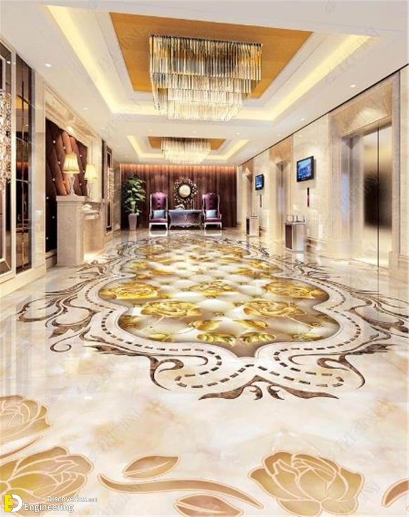 25 Lovely 3D Epoxy Floor For Spectacular Living Room Engineering