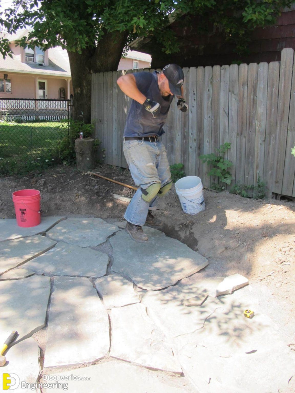 How To Install A Flagstone Patio On Uneven Ground at Jeremy Grant blog