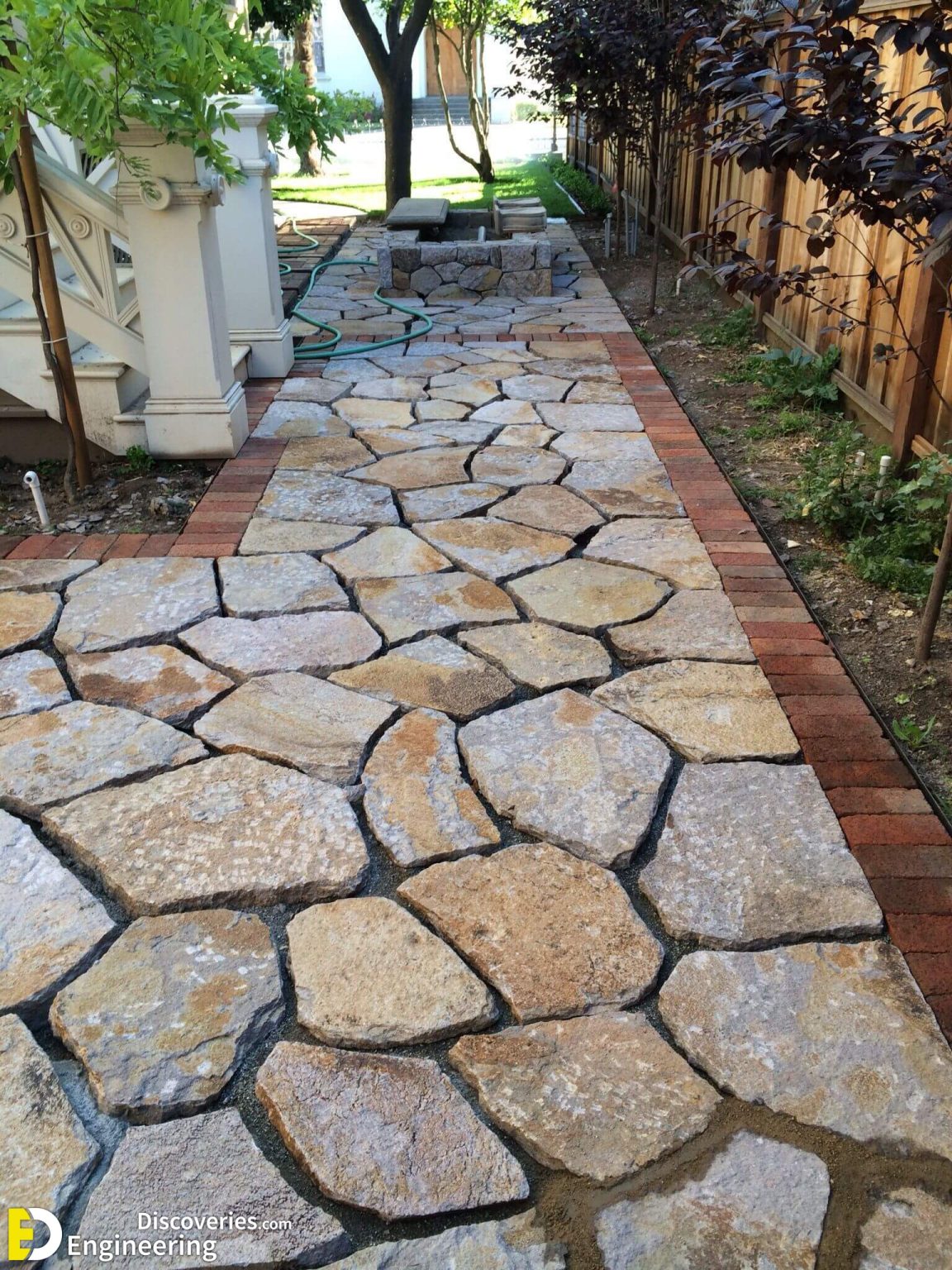 How To Install Flagstone Patio Engineering Discoveries