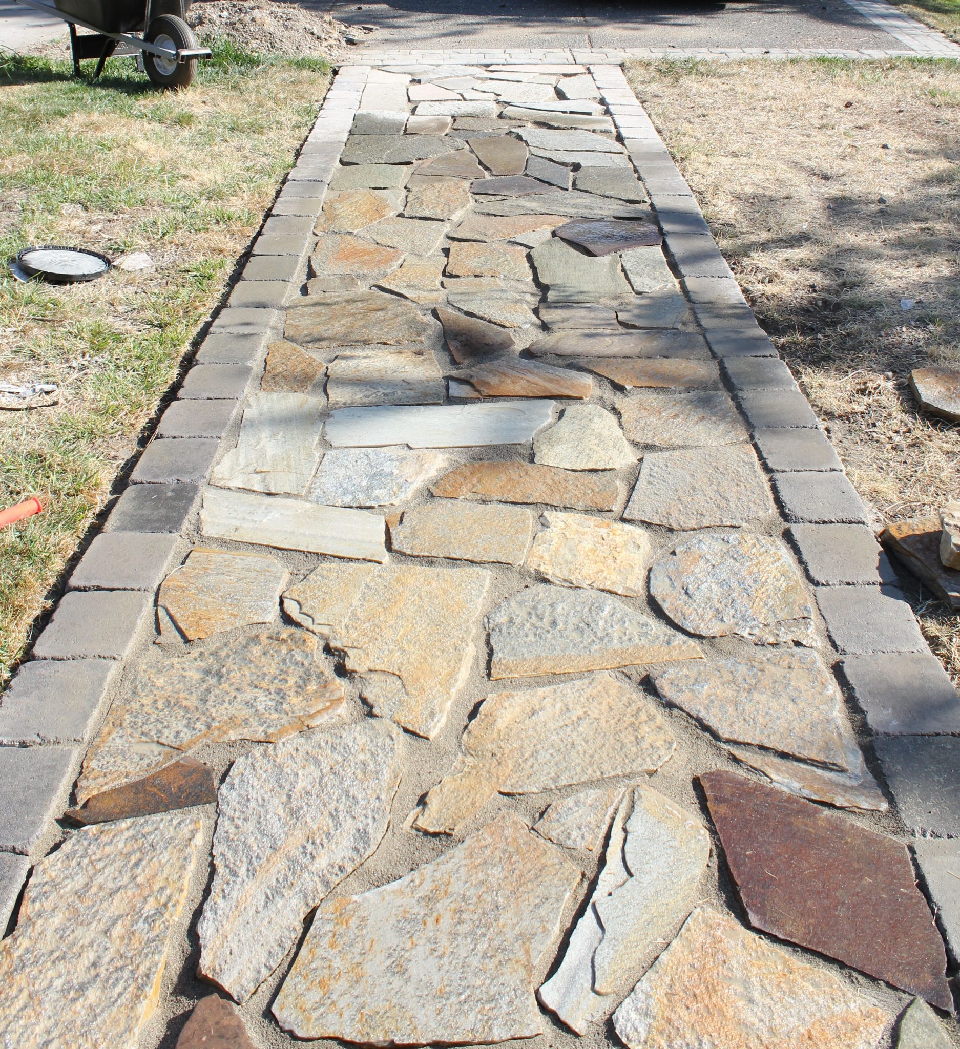 How To Install Flagstone Patio Engineering Discoveries 1738