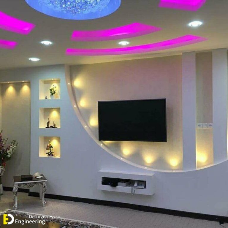 Most Lovely Gypsum Board TV Units That You Will Adore Engineering