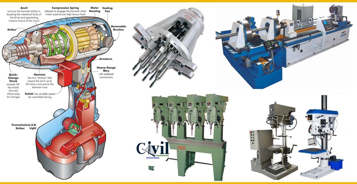 Drilling Machine - Definition, Parts And Types | Engineering Discoveries