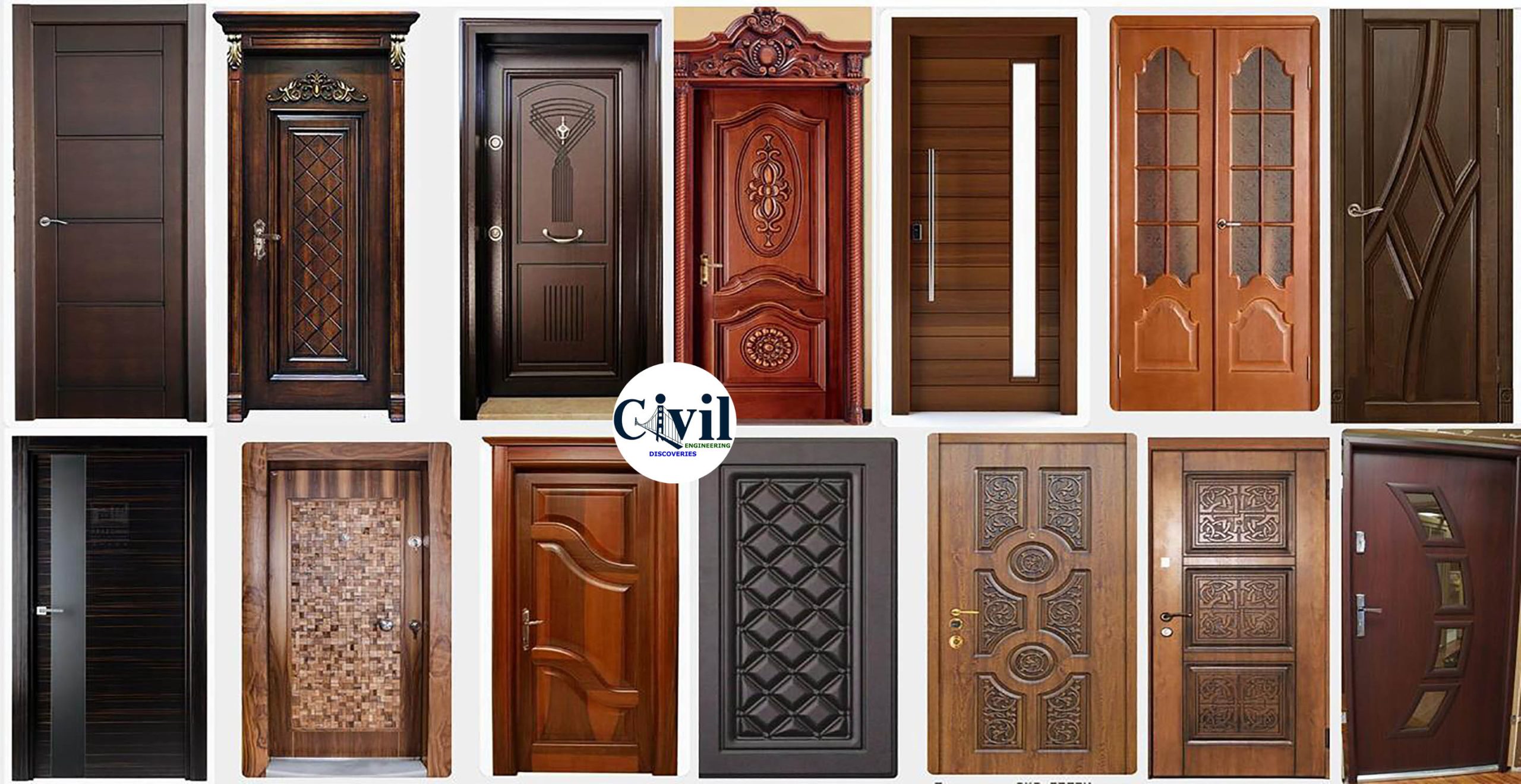 Most Beautiful Wooden Door Design Shapes Scaled 
