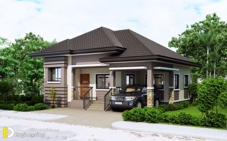 One Story Small Home Plan with One Car Garage | Engineering Discoveries