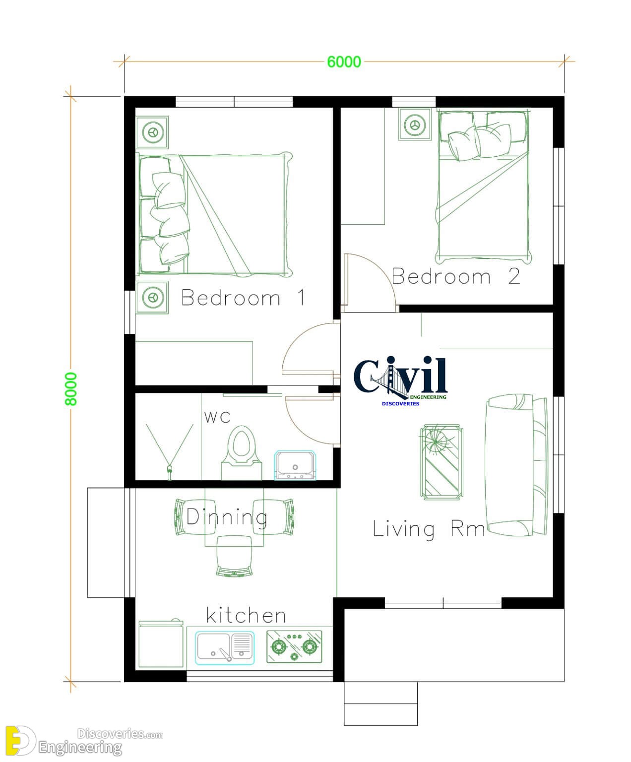 Small-House-Design-Plans-6x8-with-2-Bedrooms-floor-plan.jpg