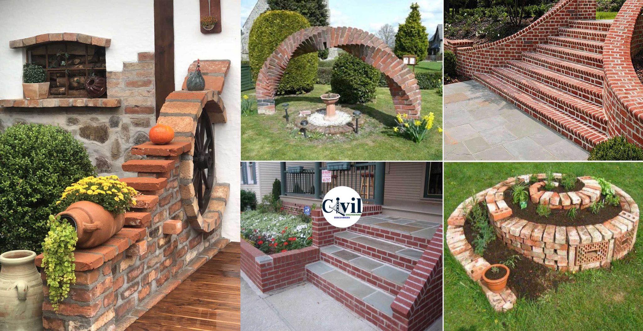 35 Wonderful DIY Ideas to Decorate Your Yard With Bricks | Engineering ...