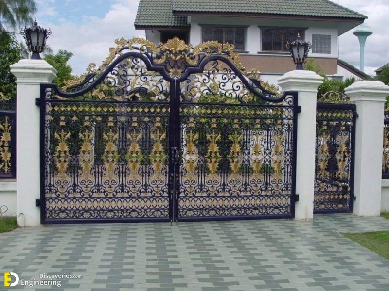 50 Modern Iron Main Gate Ideas To Mesmerize You - Engineering Discoveries