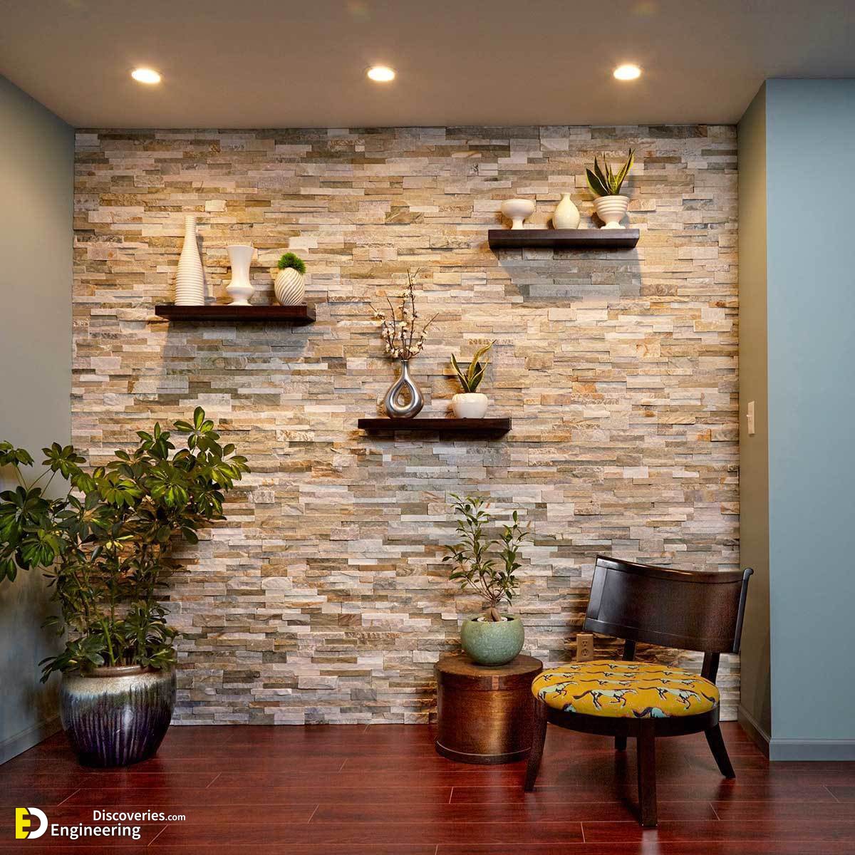 Elegant Stone Wall Interior Design Ideas - Engineering Discoveries