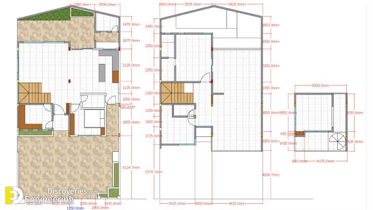 Amazing 10 x 9 Meters Two-Storey House With 5 Bedrooms | Engineering ...