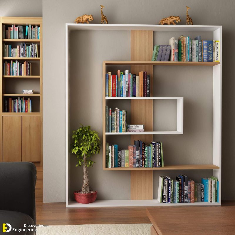 35 Creative Bookshelf Design Ideas You Need To See | Engineering ...