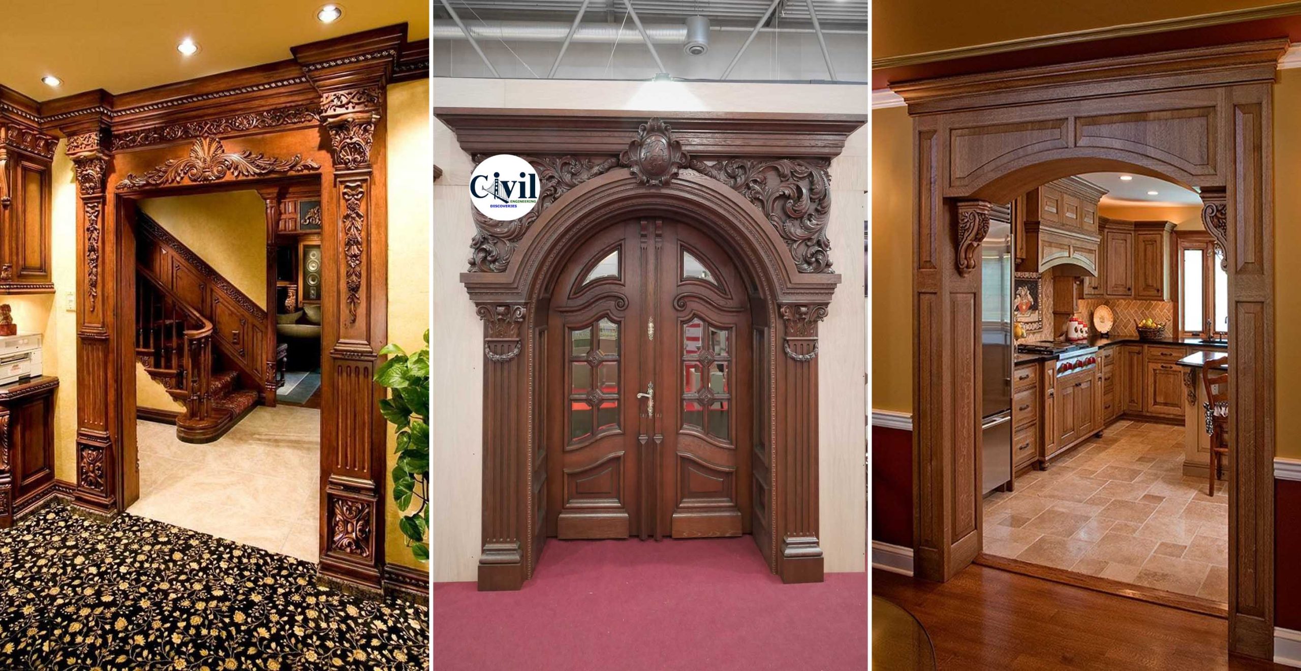Wooden Double Door Design, Main Door Laminate Design | Decorative Wooden  Door Latest -