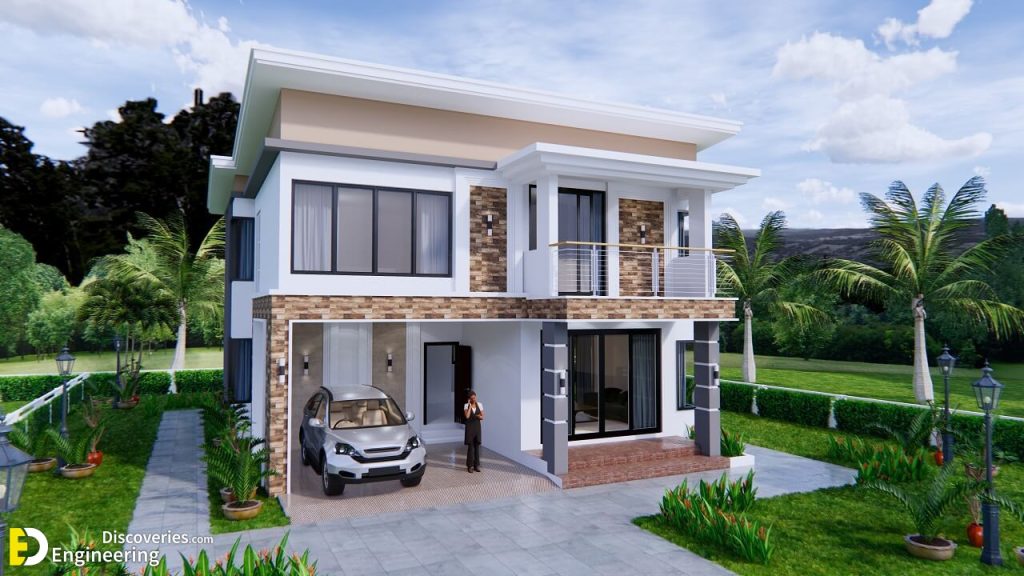 House Plans 9×11 Meter (30×36 Feet) 4 Beds | Engineering Discoveries