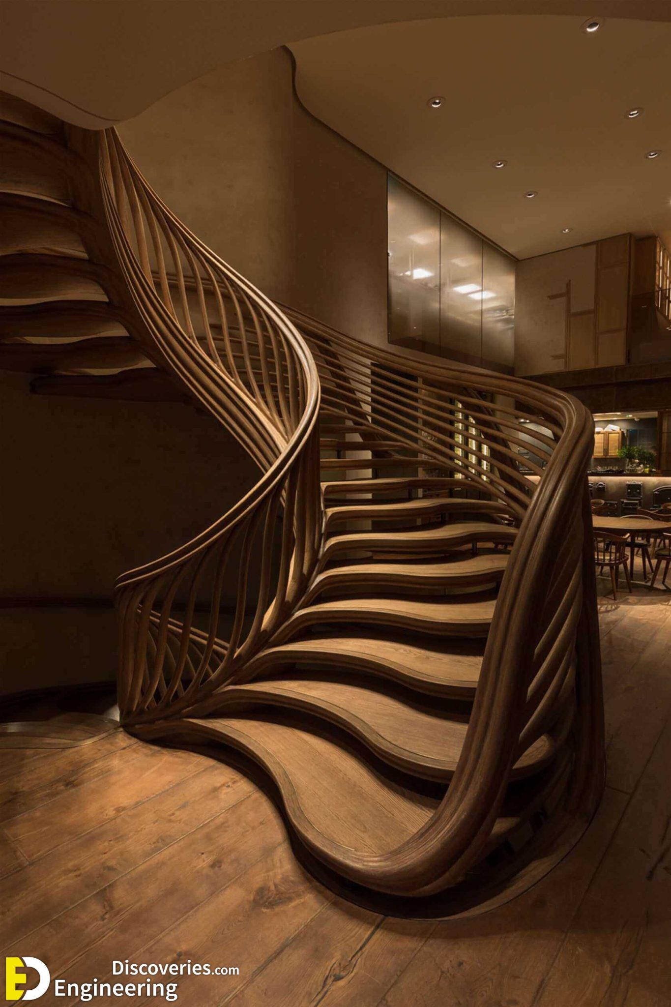 30 Amazing Wooden Stair Design Ideas For Your Home | Engineering ...