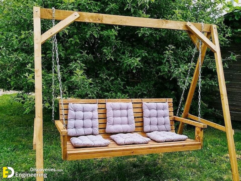 40 Amazing DIY Project Pallet Swing Design Ideas - Engineering Discoveries