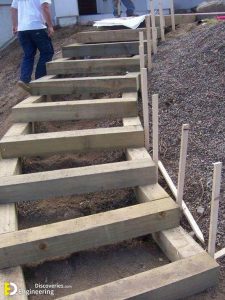 How To Build Floating Outdoor Steps | Engineering Discoveries