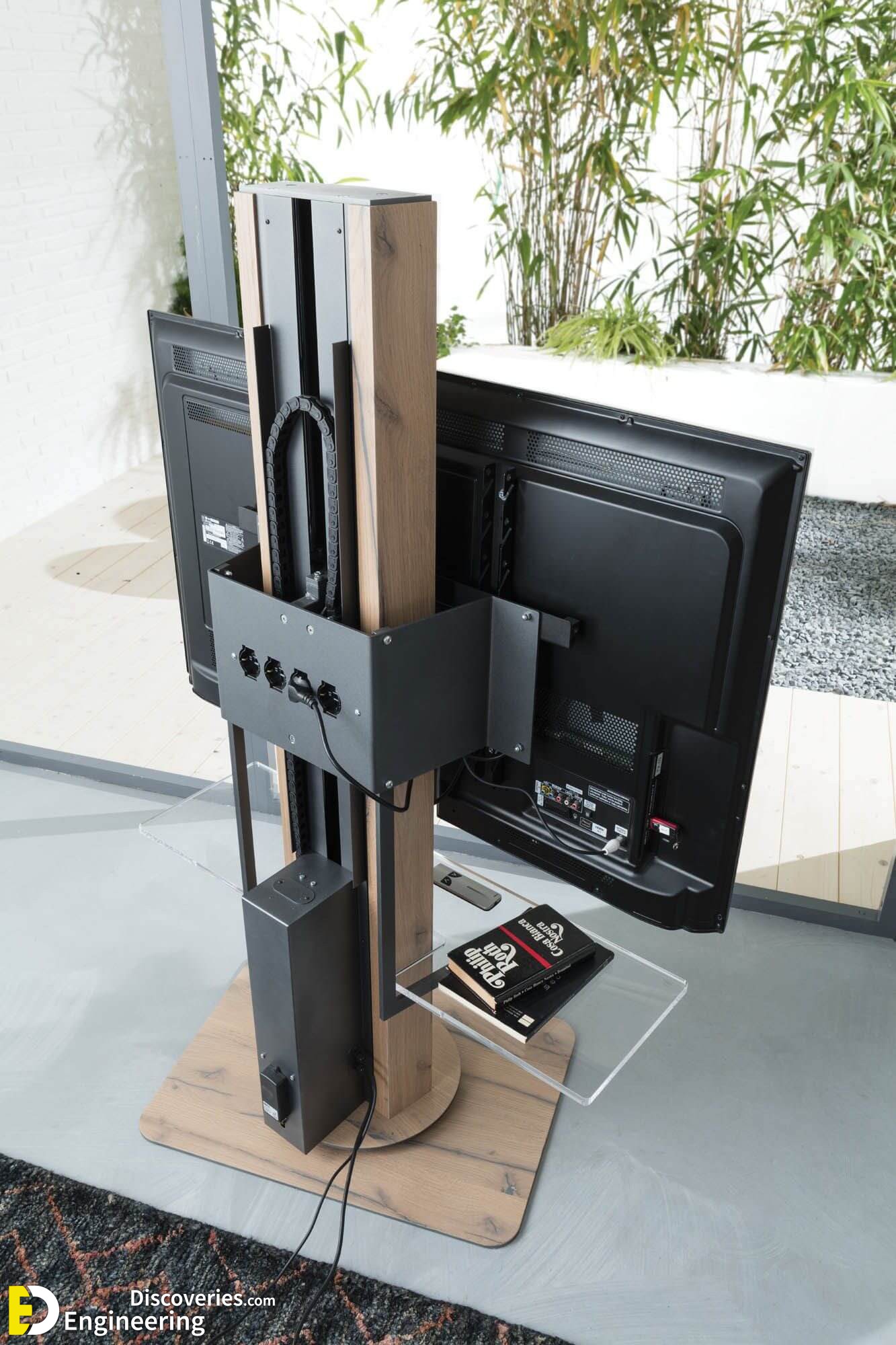 Elegant Rotating TV Stand Design IdeasYou’ll Love Engineering Discoveries