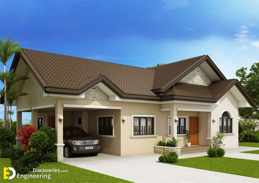 3 Bedroom Colonial House With Plan 