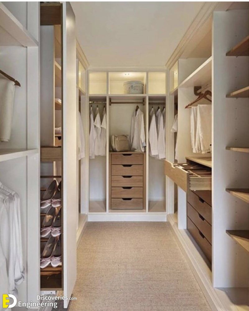 35 Contemporary Closet Design Ideas | Engineering Discoveries