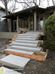 How To Build Floating Outdoor Steps | Engineering Discoveries