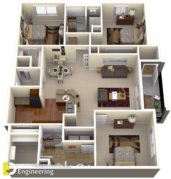 Simple Bloxburg House Ideas Floor Plan