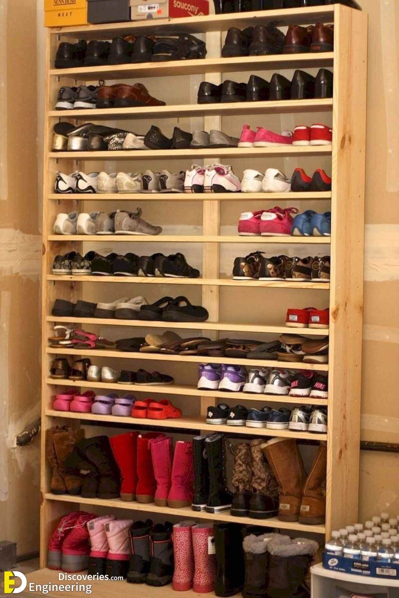 35 Smart Shoe Rack Ideas To Stop The Clutter | Engineering Discoveries