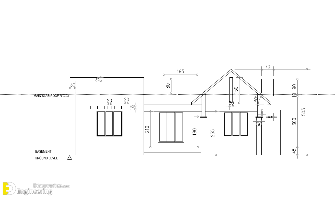 1195 Sq Ft 3bhk Modern Single Floor House And Free Plan 