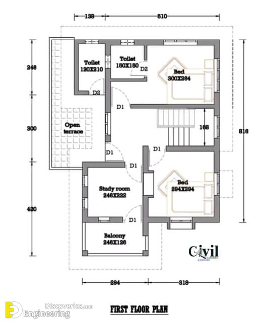 1250 Sq Ft 3BHK Contemporary Style 3BHK House And Free Plan ...