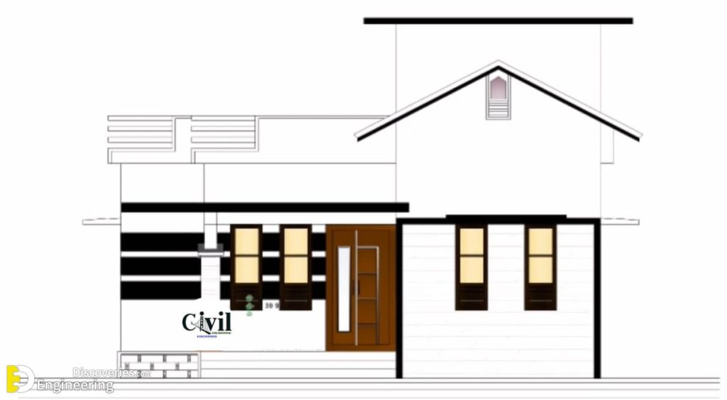 750 Sq Ft 2bhk Contemporary Style Single Floor House And Free Plan Engineering Discoveries 5891