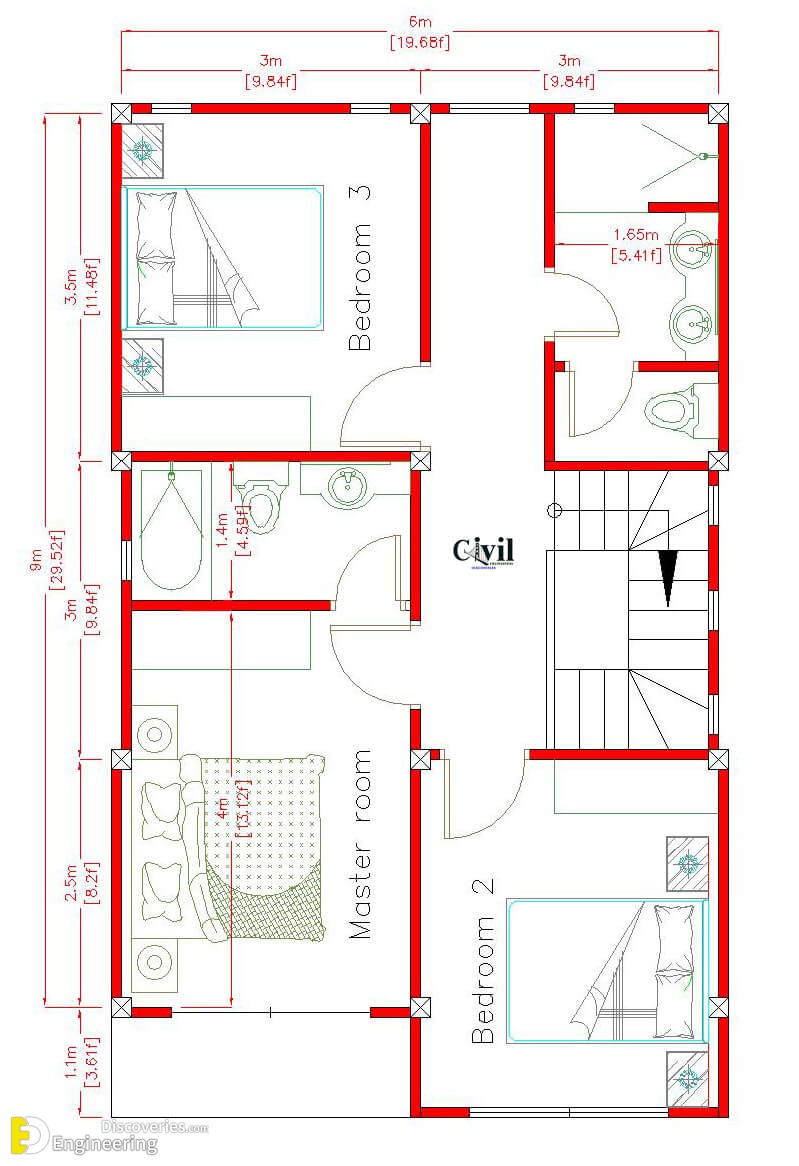 Cool-House-Plans-6x9-Meter-20x30-Feet-3-Beds-Layout-Floor-Plan-1.jpg
