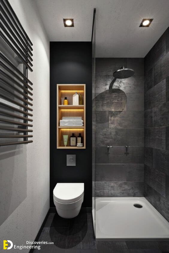 30 Beautiful Design Ideas For Small Bathroom Engineering Discoveries - Small Bathroom With Toilet Ideas