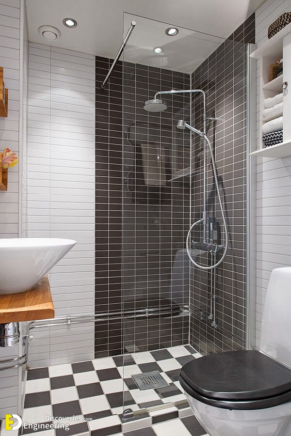 30 Beautiful Design Ideas For Small Bathroom - Engineering Discoveries