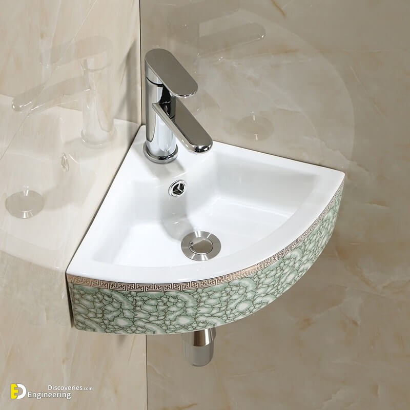 35 Amazing Corner Wash Basin Design Ideas For Small Area - Engineering ...