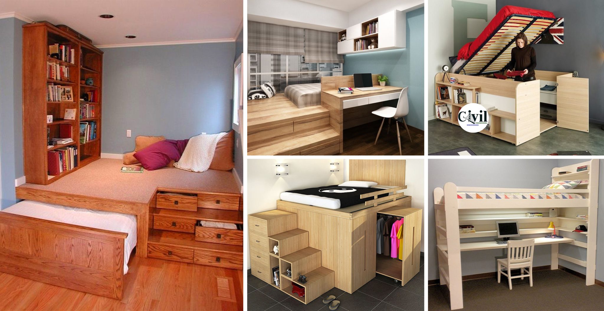 30 Space-Saving Beds Are Perfect For A Small Room | Engineering Discoveries