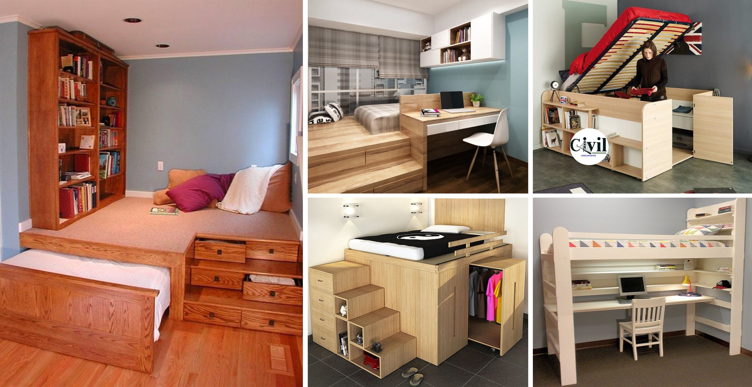 Clever Space-Saving Ideas For Small Bedrooms