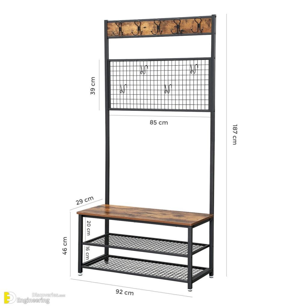 35 Modern Clothes Hooks And Shoe Racks With Details Engineering Discoveries