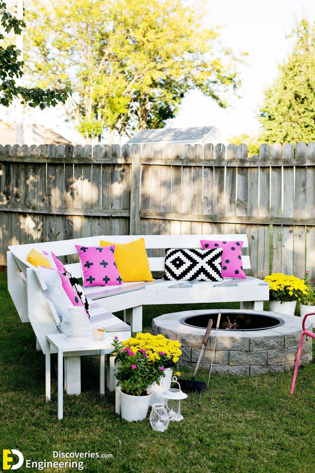 35 Brilliant DIY Backyard Furniture Ideas That Will Give Your Outdoors