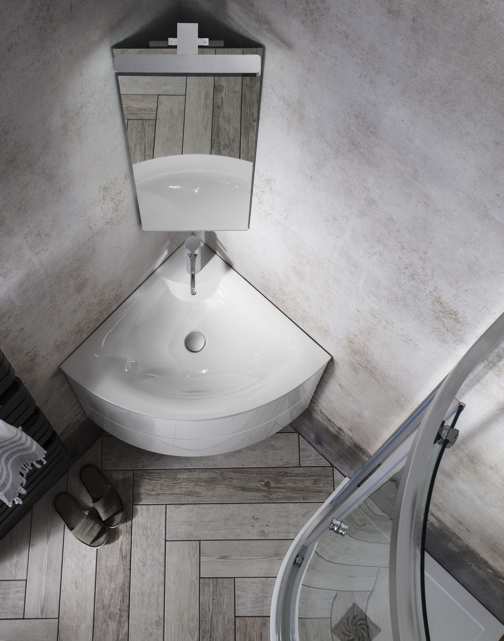 35 Amazing Corner Wash Basin Design Ideas For Small Area Engineering