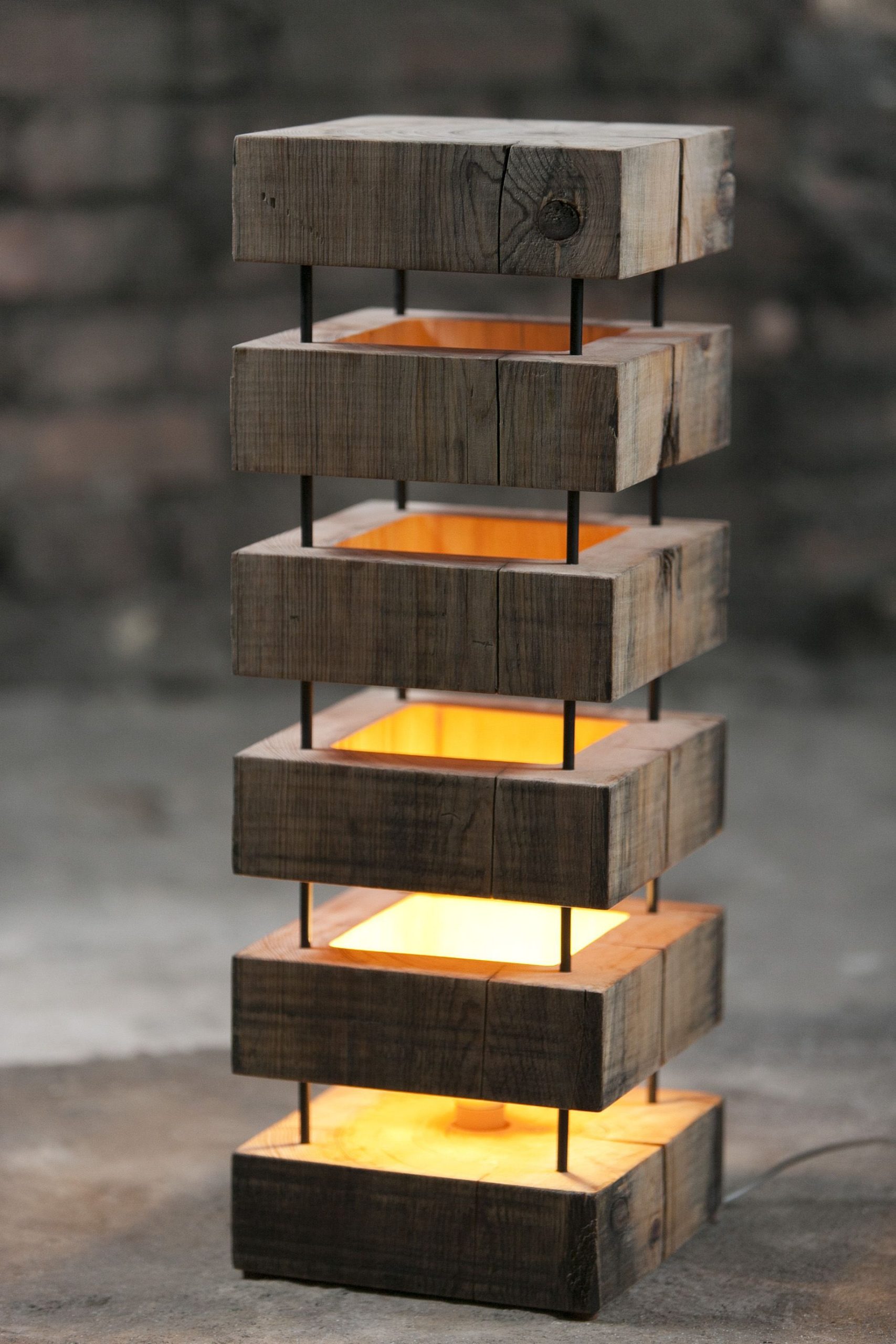 35 Beautiful Handmade Wooden Lamp