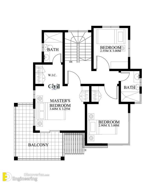 4 Bedroom Craftsman House Floor Plan