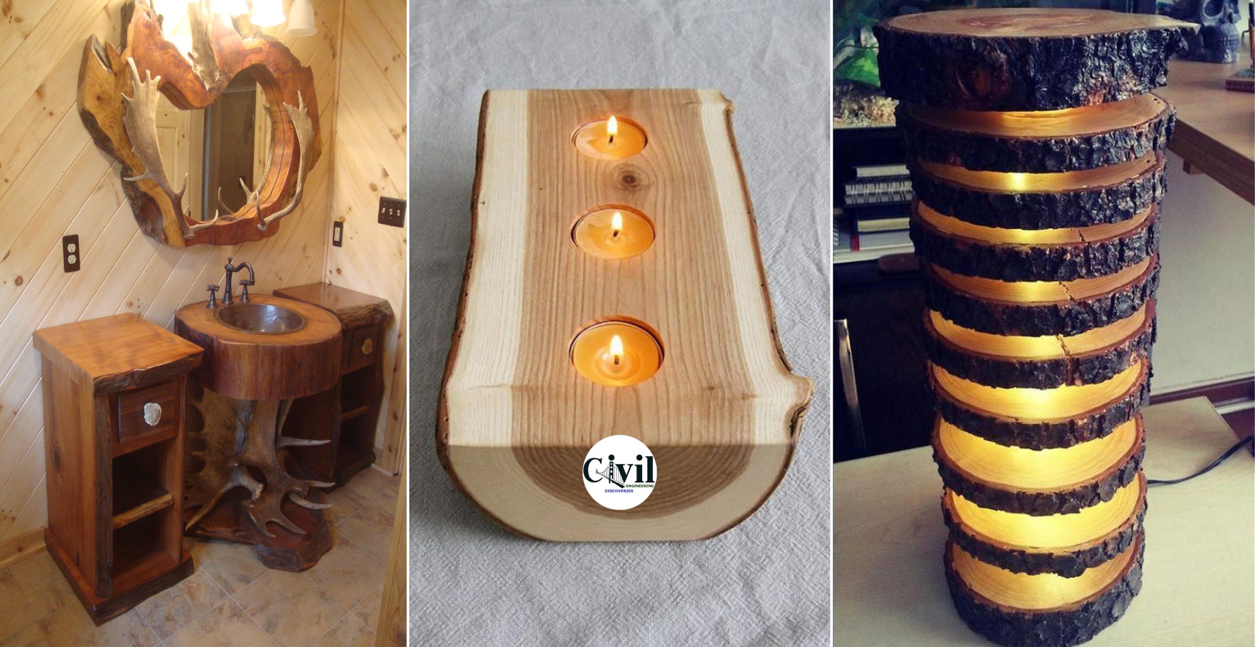 30 Wooden Decorations To Make your Home Feel Cozier