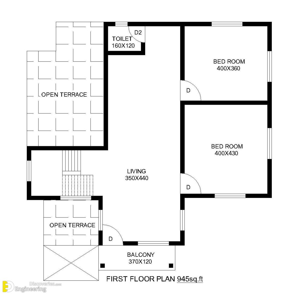 2080sq Ft Double Floored Home Design | Engineering Discoveries