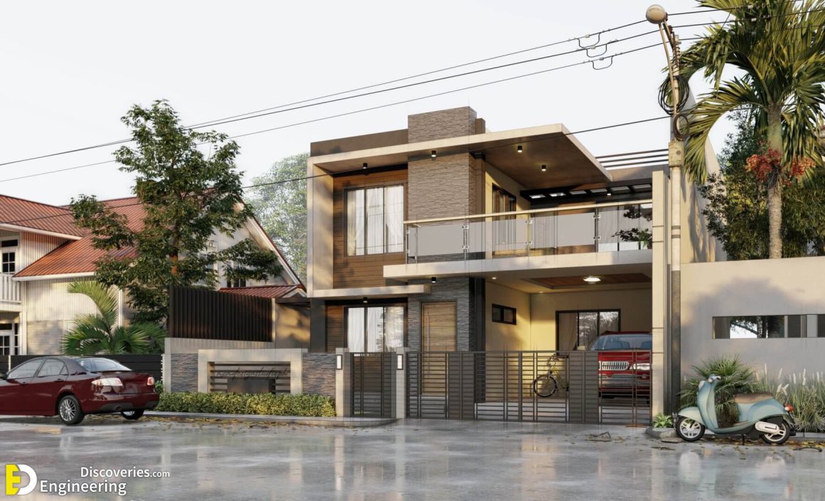 Brilliant Two-Story House Design With 4-Beds | Engineering Discoveries