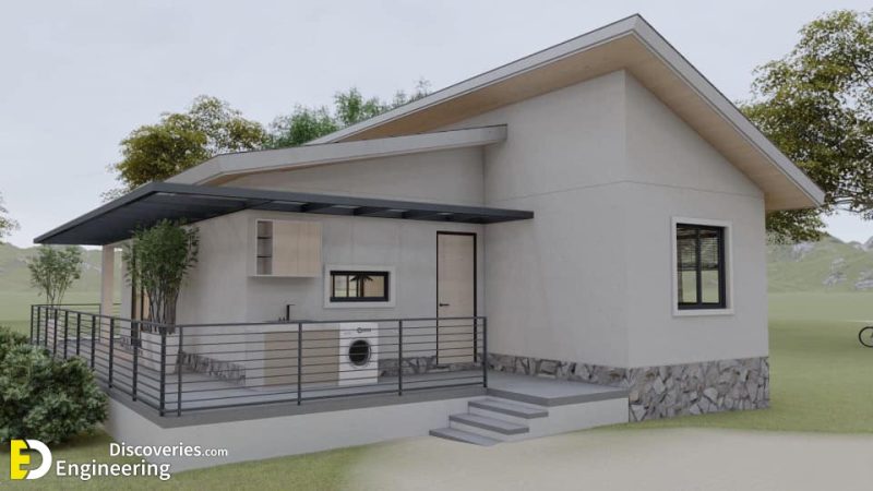 Modern One-Story House Design With 3-Beds | Engineering Discoveries