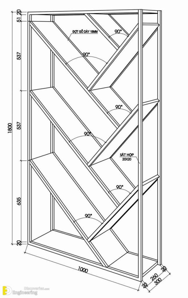 Standard Bookshelf Dimensions | Engineering Discoveries