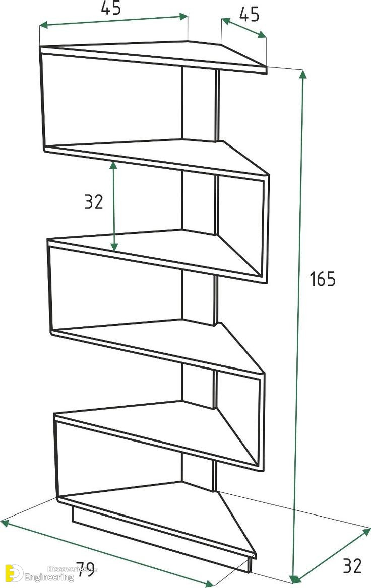 Standard Bookshelf Dimensions - Engineering Discoveries