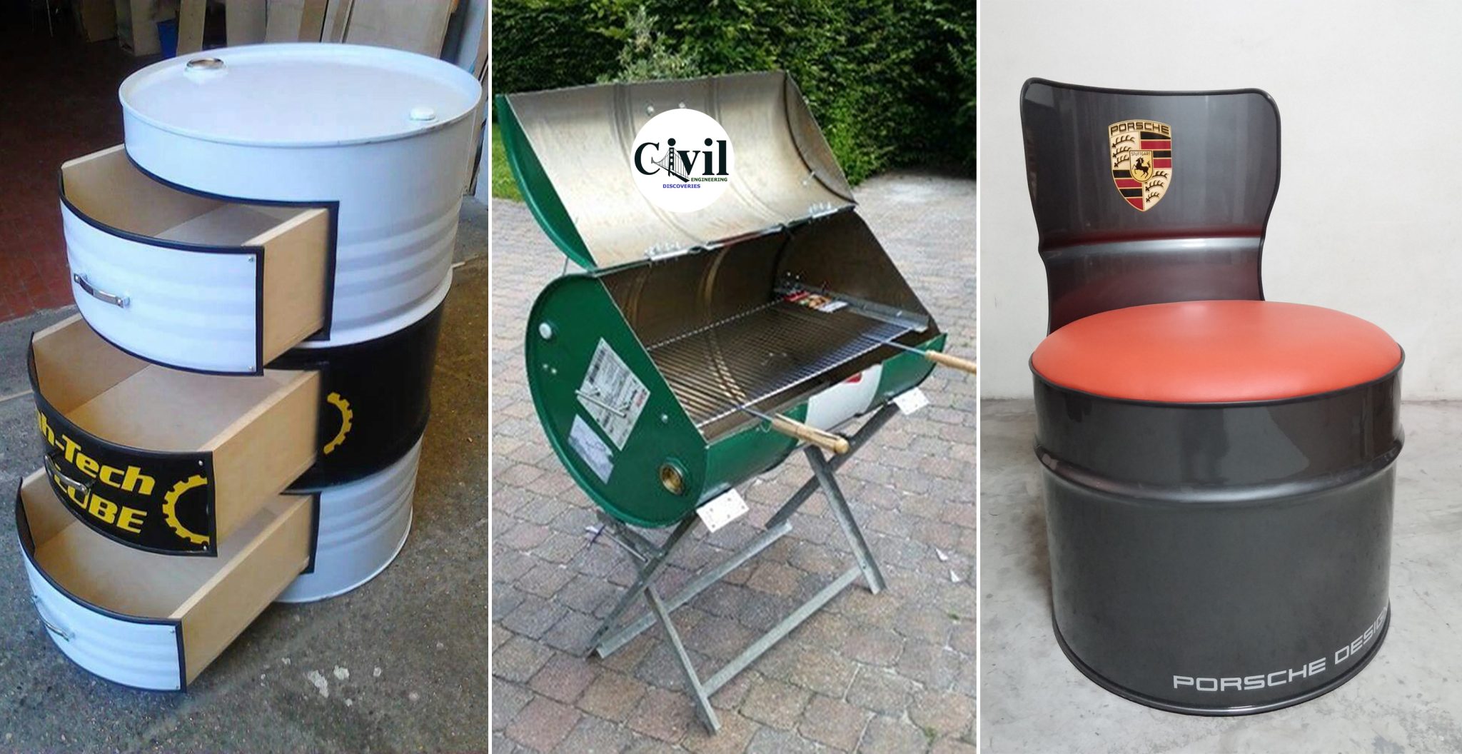 30 Ways To Recycle Oil Barrels Into Winsome Furniture Engineering