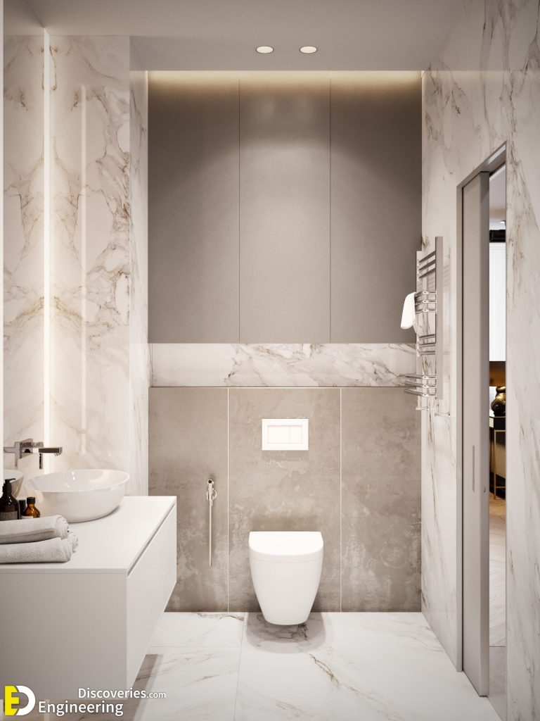 30 Stunning Bright Bathroom Design Ideas - Engineering Discoveries
