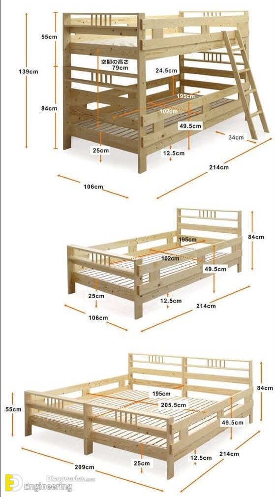 What’s The Size Of A Bunk Bed? Guide To Sizes Of Different Types Of ...